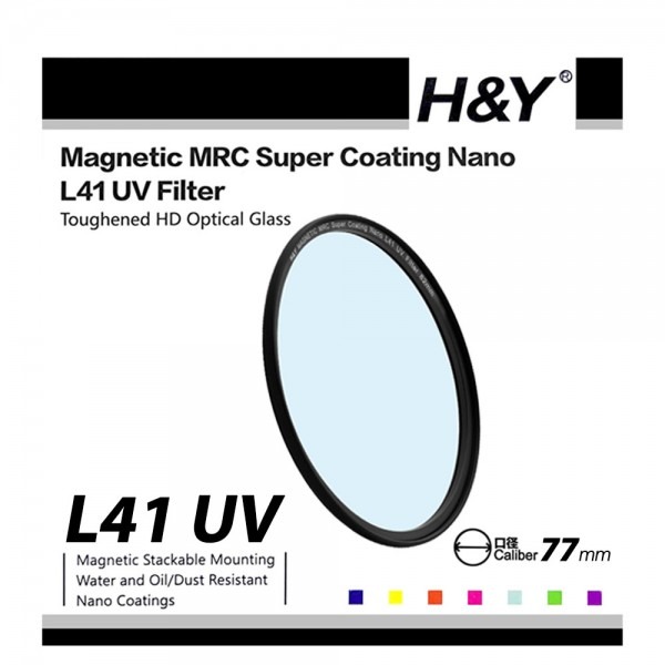 HD MRC L41 Nano UV 77mm 마그네틱 렌즈필터  H&amp;Y 필터SMDV